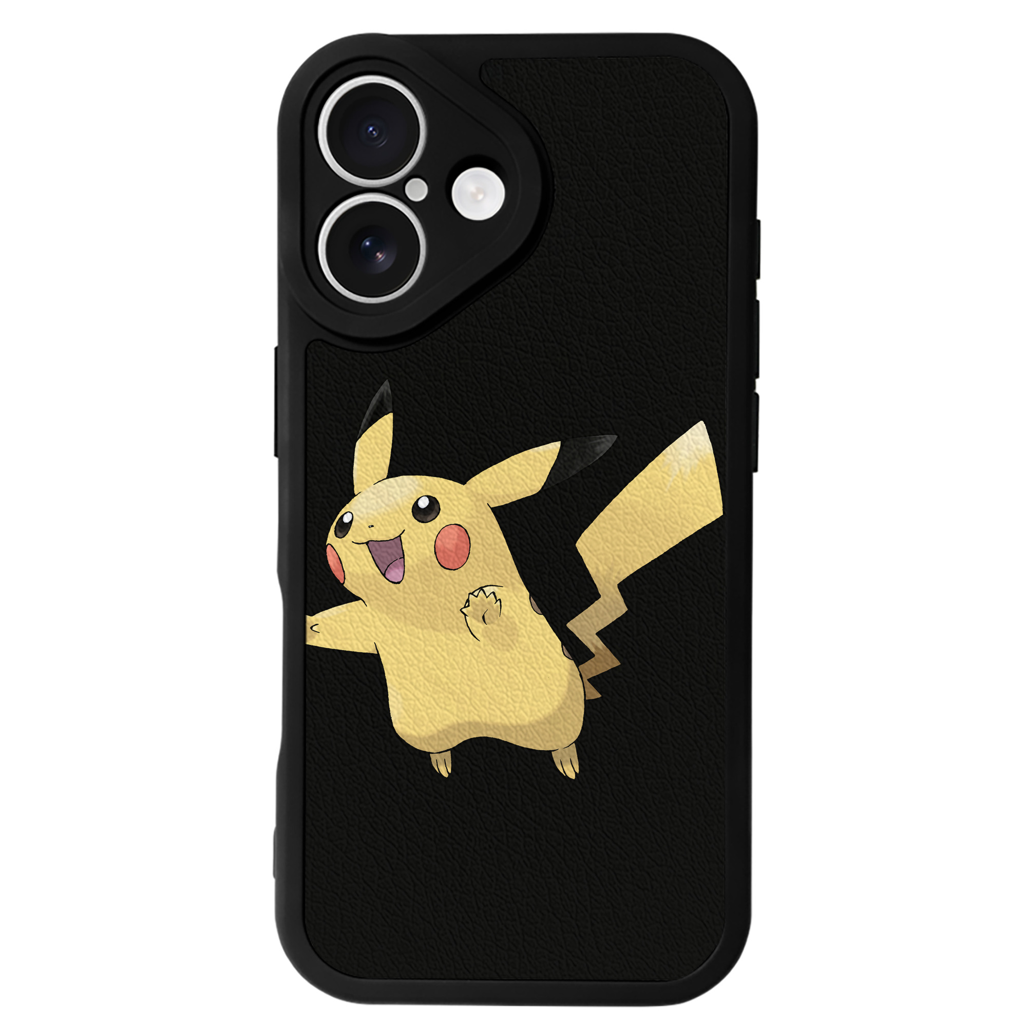 （画像用） ポケットモンスター Pokémon 【iPhone 16シリーズ対応】シリコンスマホケース（レザー調） 材質：シリコン